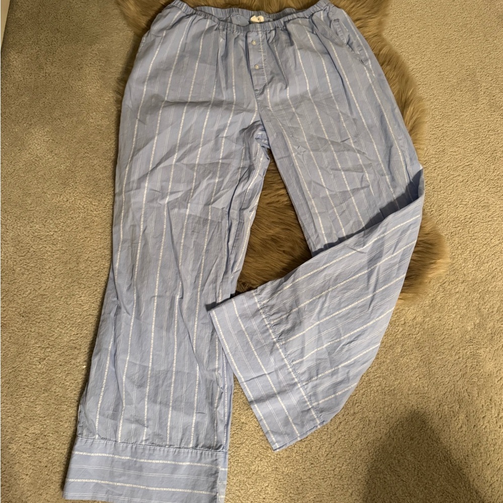 Aerie blue cotton pants